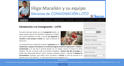 Desktop Screenshot of consignacion-loto.tesicnor.com